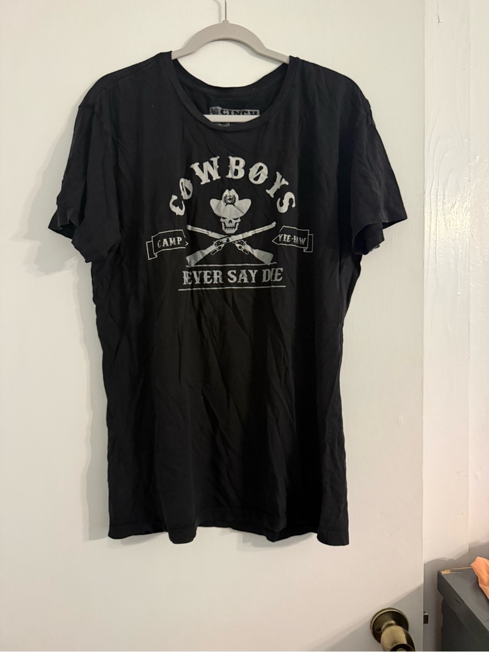 Cinch Black 'Cowboys' Graphic Short Sleeve Tee